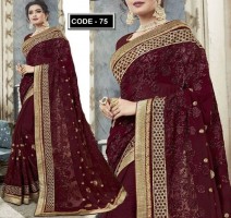 Weightless Soft Georgette Saree - 75 - Hps