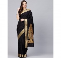 Fashionable Silk Saree With Blouse Piece For Women-A