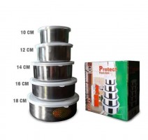 5 Pcs Multifunctional Stainless Steel Protect Fresh Box