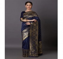 Latest Designed Luxury Exclusive Silk Saree With Blouse Piece For Women