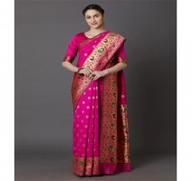 Latest Designed Luxury Exclusive Silk Saree With Blouse Piece For Women