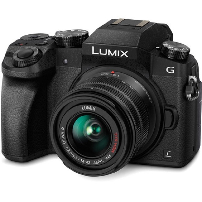 Panasonic Lumix G7 16MP 4K Wi-Fi Mirrorless Camera With 14-42mm Lens